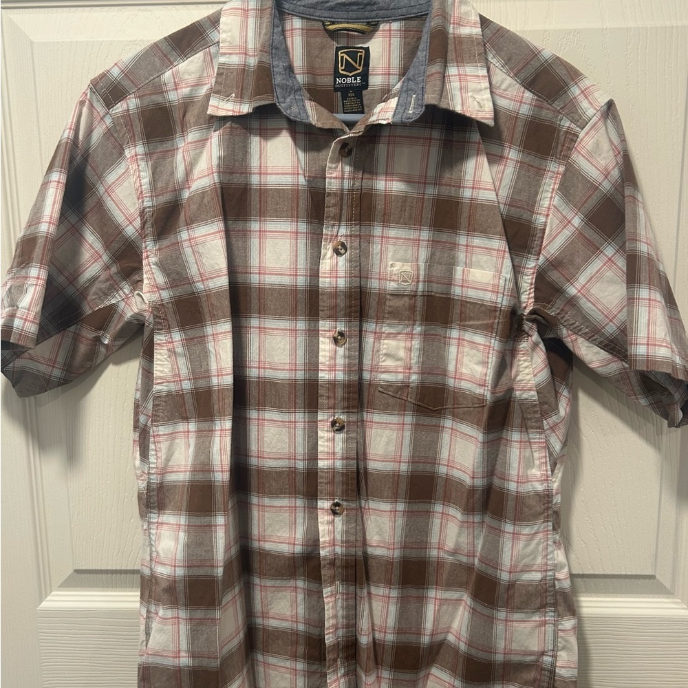 Noble Outfitters Men's Casual Plaid T-Shirt Bundle
